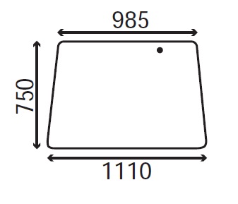 Ανταλλακτικό κρύσταλλο εμπρόσθιο