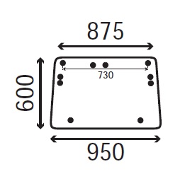 Ανταλλακτικό κρύσταλλο εμπρόσθιο