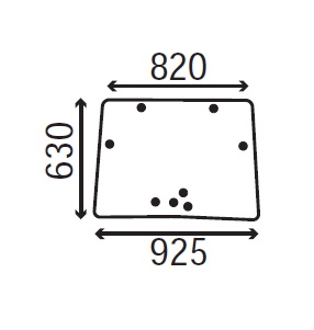 Ανταλλακτικό κρύσταλλο εμπρόσθιο