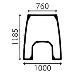 Ανταλλακτικό κρύσταλλο εμπρόσθιο
