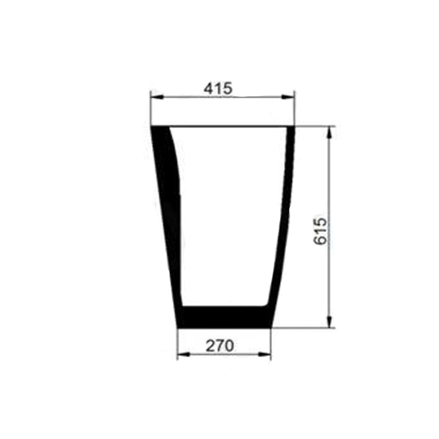 Ανταλλακτικό κρύσταλλο εμπρόσθιο κάτω αριστερό