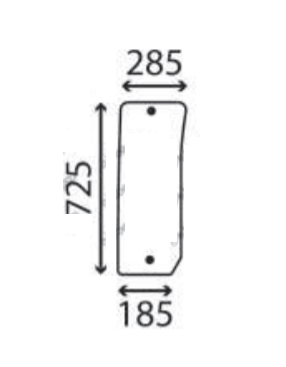 Ανταλλακτικό κρύσταλλο εμπρόσθιο δεξί κάτω