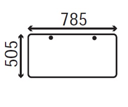 Ανταλλακτικό κρύσταλλο οπίσθιο κάτω