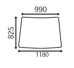 Ανταλλακτικό κρύσταλλο εμπρόσθιο