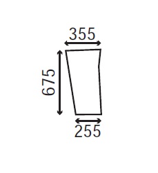 Ανταλλακτικό κρύσταλλο εμπρόσθιο κάτω δεξί