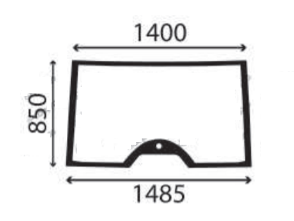 Ανταλλακτικό κρύσταλλο εμπρόσθιο