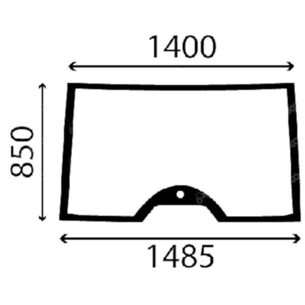 Ανταλλακτικό κρύσταλλο εμπρόσθιο