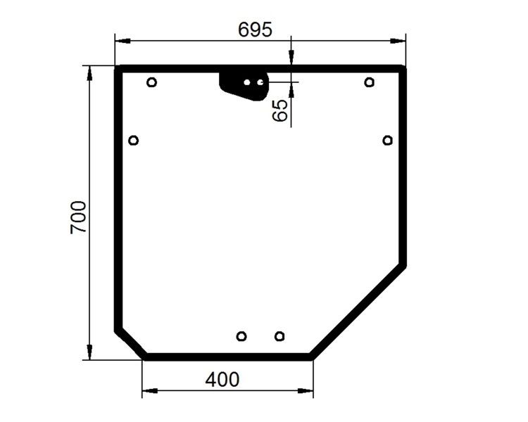 Ανταλλακτικό κρύσταλλο οπίσθιο