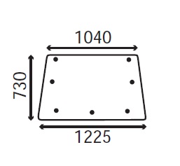 Ανταλλακτικό κρύσταλλο οπίσθιο