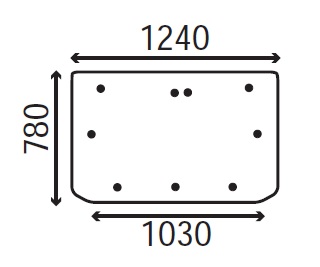 Ανταλλακτικό κρύσταλλο οπίσθιο