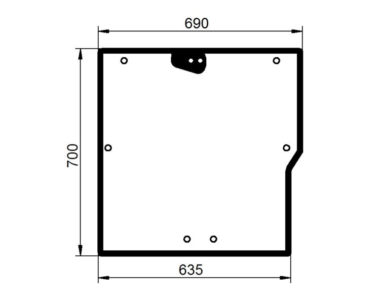 Ανταλλακτικό κρύσταλλο οπίσθιο