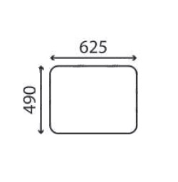 Ανταλλακτικό κρύσταλλο οπίσθιο κάτω