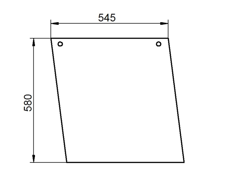Ανταλλακτικό κρύσταλλο πλαϊνό αριστερό/δεξί 