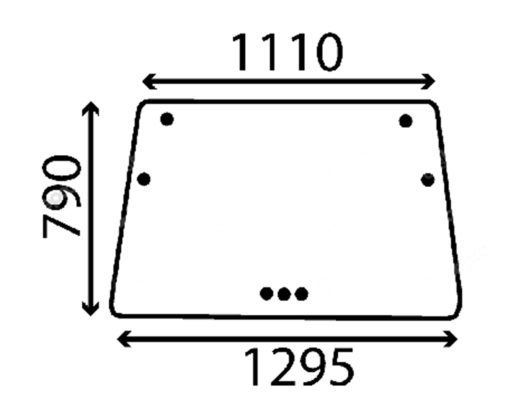 Ανταλλακτικό κρύσταλλο εμπρόσθιο