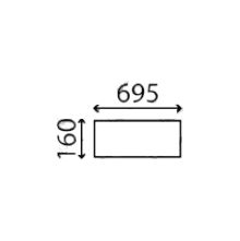 Ανταλλακτικό κρύσταλλο οπίσθιο κάτω