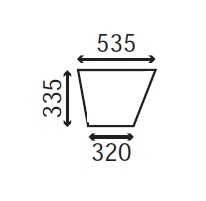 Ανταλλακτικό κρύσταλλο πόρτας αριστερής/δεξιάς κάτω