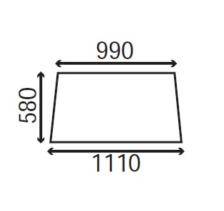 Ανταλλακτικό κρύσταλλο οπίσθιο
