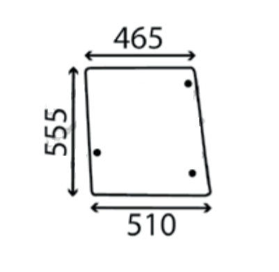 Ανταλλακτικό κρύσταλλο πλαϊνό αριστερό/δεξί 