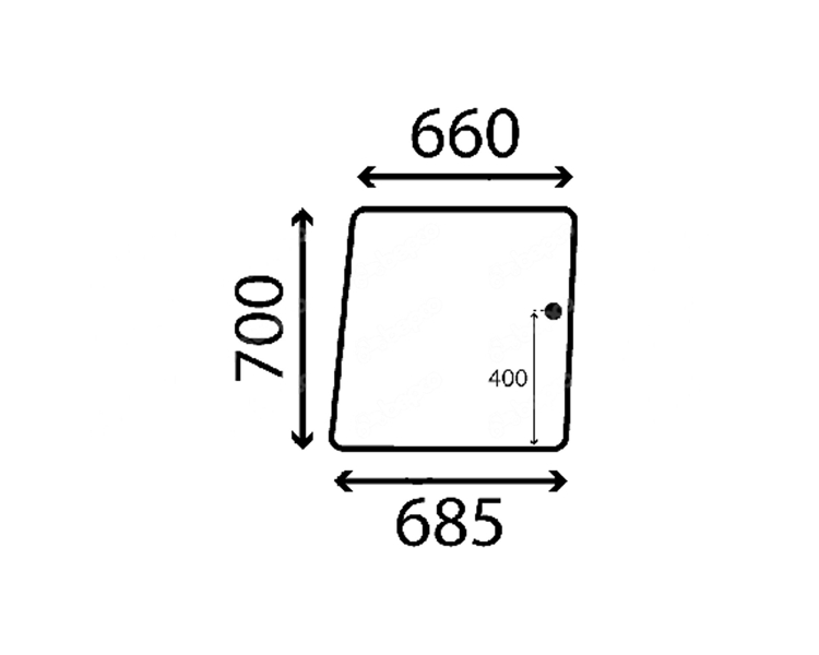 Ανταλλακτικό κρύσταλλο πλαϊνό αριστερό