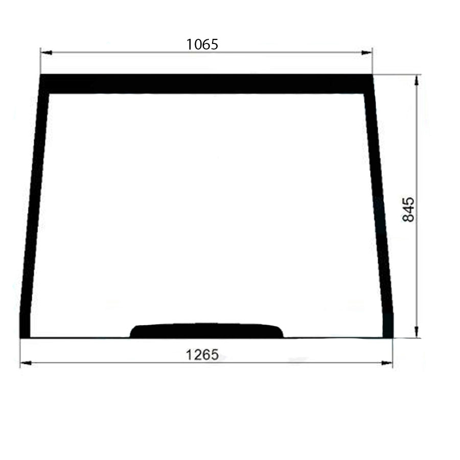 Ανταλλακτικό κρύσταλλο εμπροσθίου παρμπρίζ