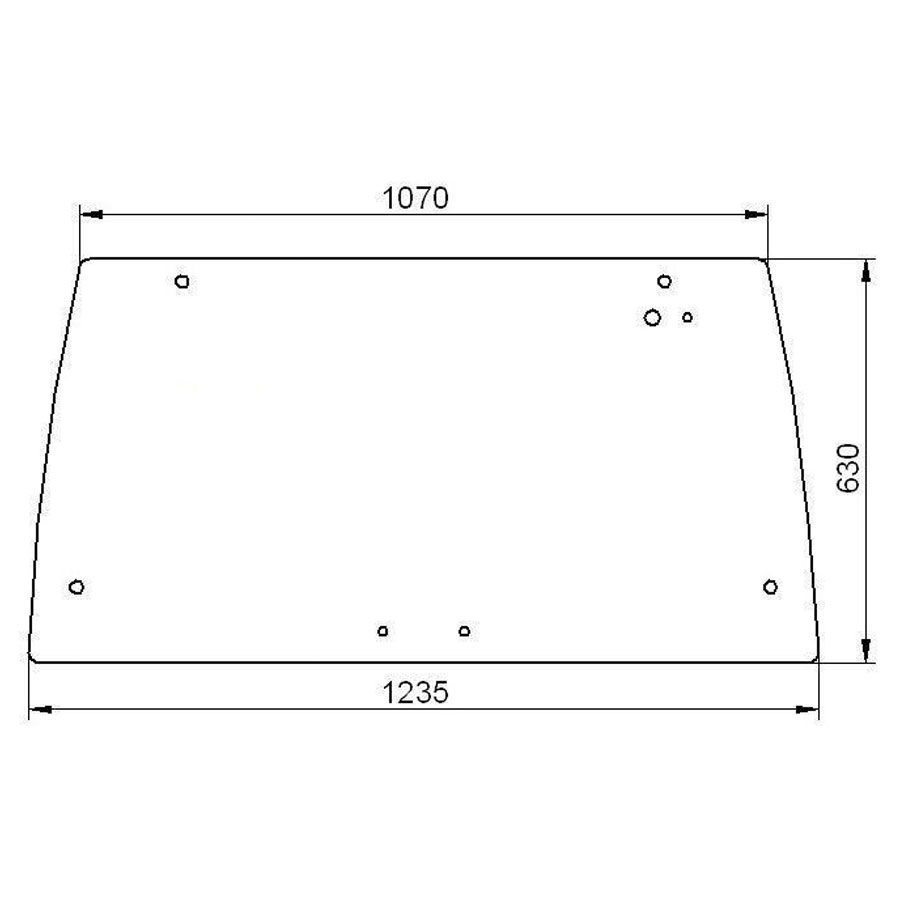 Ανταλλακτικό κρύσταλλο οπισθίου παρμπρίζ