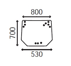 Ανταλλακτικό κρύσταλλο οπίσθιο