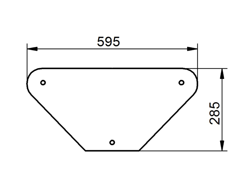 Ανταλλακτικό κρύσταλλο οπίσθιο κάτω