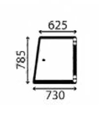 Ανταλλακτικό κρύσταλλο πλαϊνό δεξί