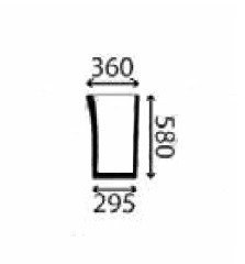 Ανταλλακτικό κρύσταλλο εμπρόσθιο κάτω αριστερό