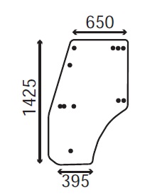 Ανταλλακτικό κρύσταλλο πόρτας