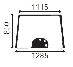 Ανταλλακτικό κρύσταλλο εμπρόσθιο