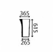 Ανταλλακτικό κρύσταλλο εμπρόσθιο κάτω αριστερό