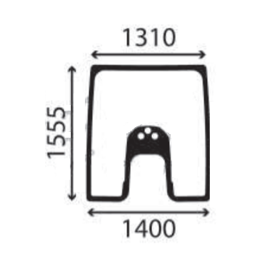 Ανταλλακτικό κρύσταλλο εμπρόσθιο