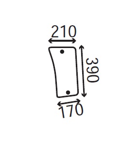 Ανταλλακτικό κρύσταλλο εμπρόσθιο αριστερό/δεξί κάτω