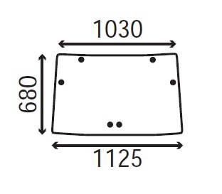 Ανταλλακτικό κρύσταλλο εμπρόσθιο
