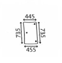 Ανταλλακτικό κρύσταλλο πλαϊνό αριστερό