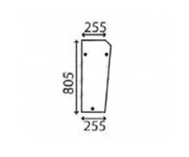 Ανταλλακτικό κρύσταλλο εμπρόσθιο αριστερό/δεξί κάτω
