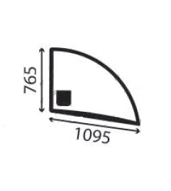 Ανταλλακτικό κρύσταλλο πλαϊνό δεξί