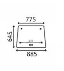 Ανταλλακτικό κρύσταλλο οπίσθιο