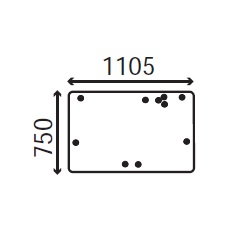 Ανταλλακτικό κρύσταλλο οπίσθιο