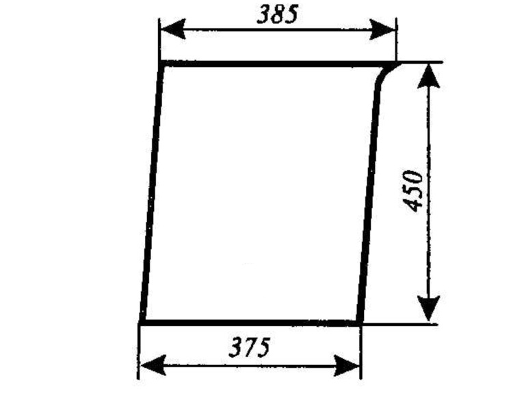 Ανταλλακτικό κρύσταλλο εμπρόσθιο αριστερό/δεξί κάτω