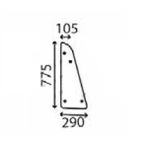 Ανταλλακτικό κρύσταλλο πλαϊνό αριστερό/δεξί