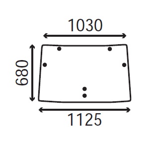 Ανταλλακτικό κρύσταλλο εμπρόσθιο