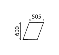 Ανταλλακτικό κρύσταλλο πόρτας αριστερής/δεξιάς άνω